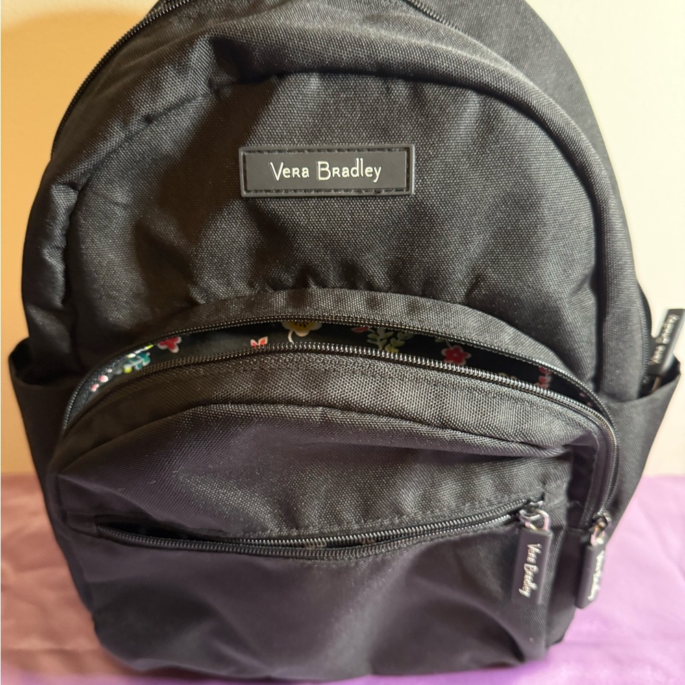 Vera Bradley Classic Black Backpack for Men